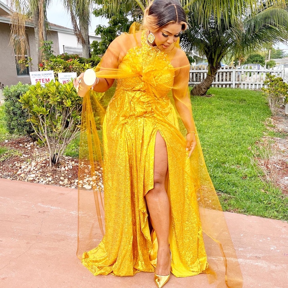 Golden gown